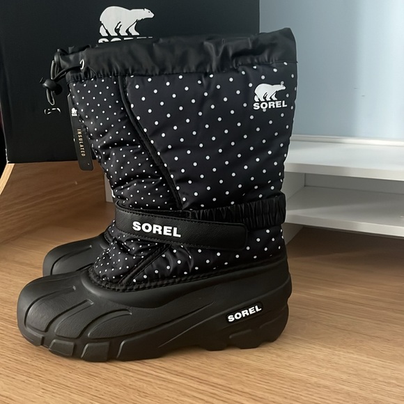 Sorel Flurry Print Youth Boot Size 6 - Picture 7 of 13